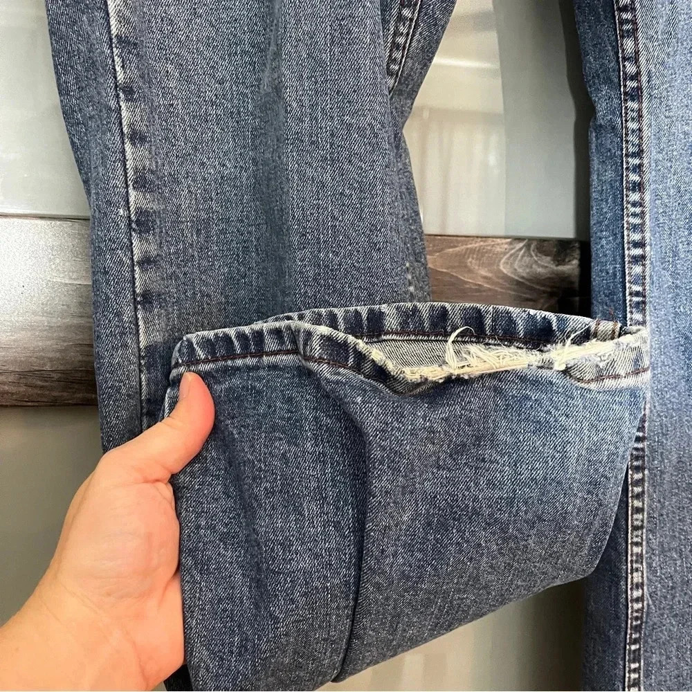 Vintage Y2K Harley Davidson Bootcut Biker Jeans Women's Size 12 - Picture 8 of 13